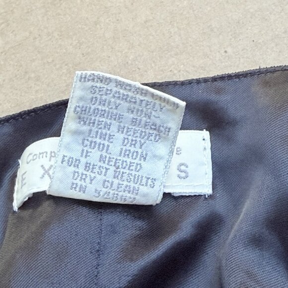 90s Y2K Vintage Express Cami Top Womens Small Black Chiffon Whimsy Sheer Fairy - Picture 11 of 11